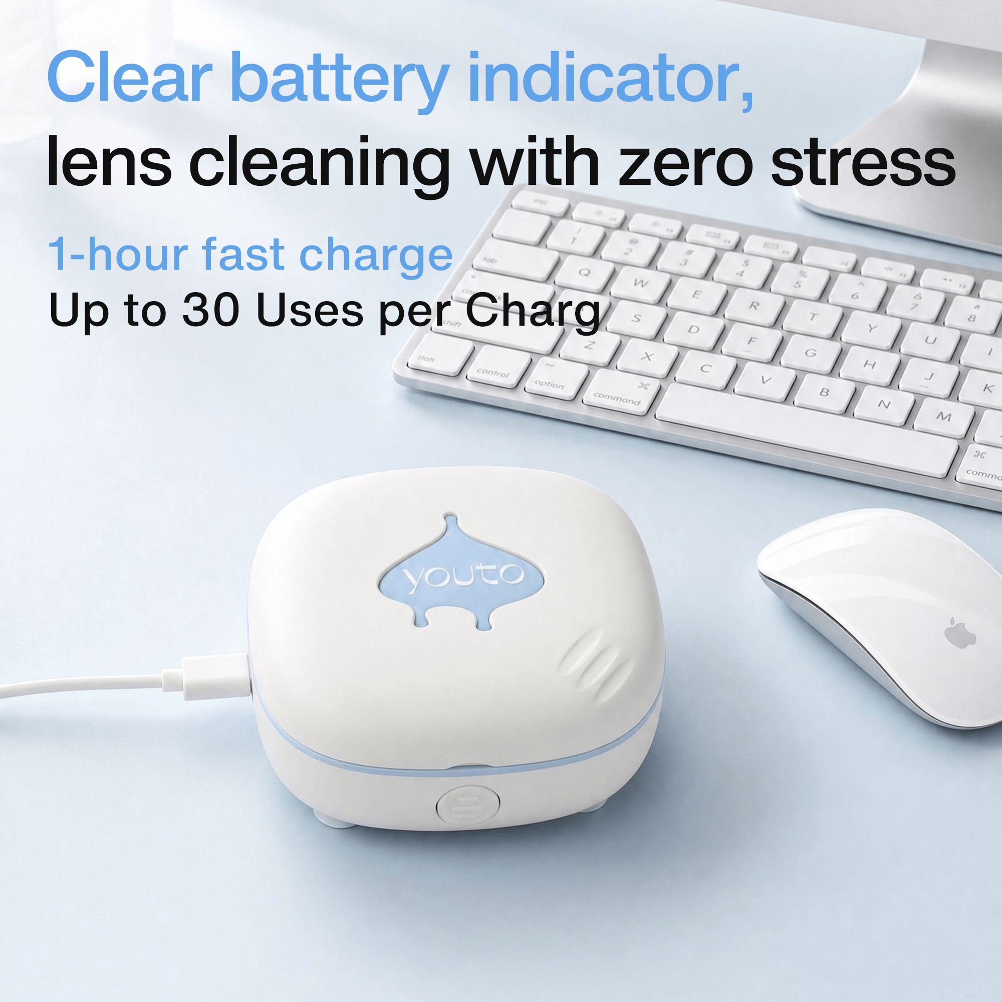 【Rechargeable】Sonicpure Contact Lens Cleaner
